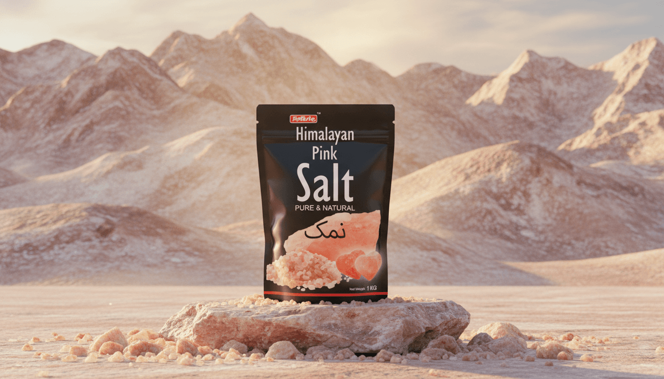 Himalayan Salt product packaging and branding design