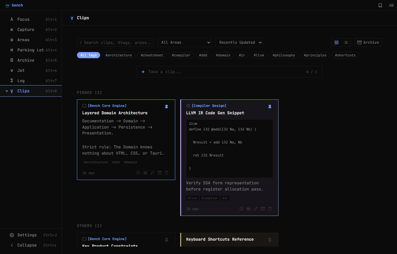 Clips clipboard manager and snippet history