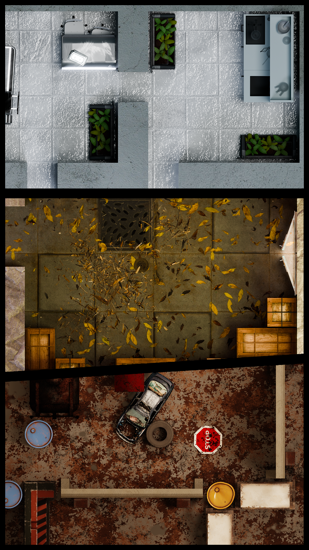 Hitman Assassin tactical environments and map layouts
