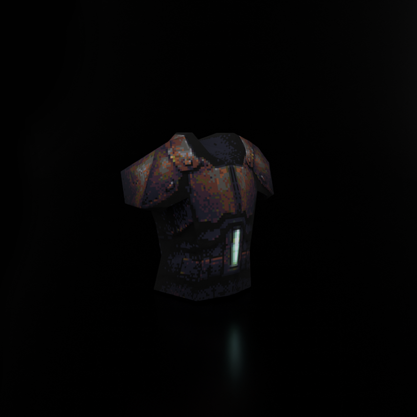 Armor pickup item 3D model