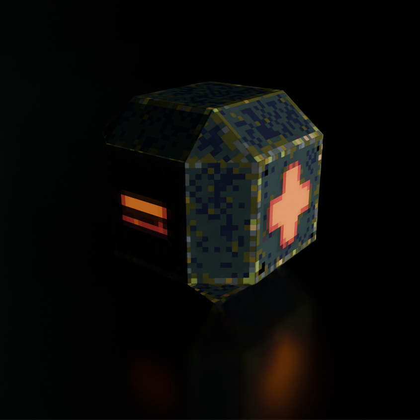 Mega Health pickup 3D model