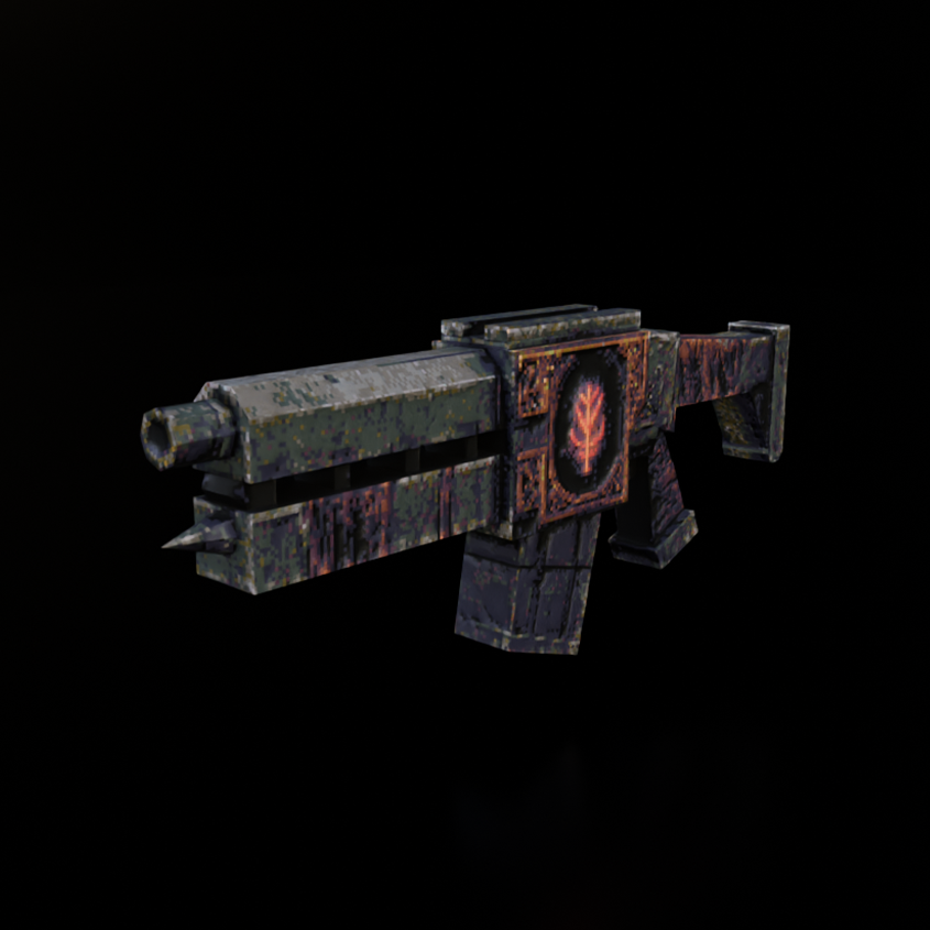 Pulse Rifle 3D weapon model
